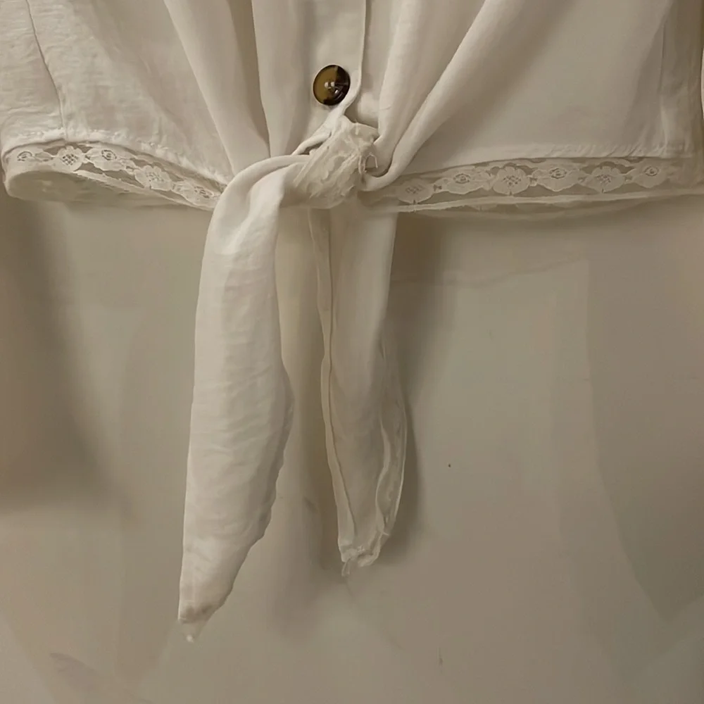 Primark Button Down Tie Shirt - Picture 4 of 4